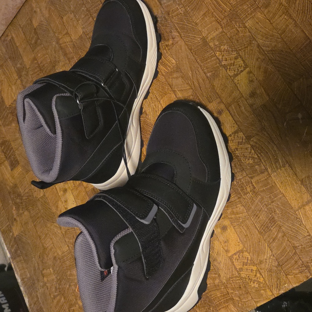 All in Motion Black and Gray Men's Rain Boots